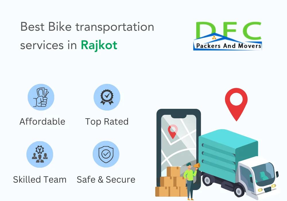 Bike transportation service in Rajkot